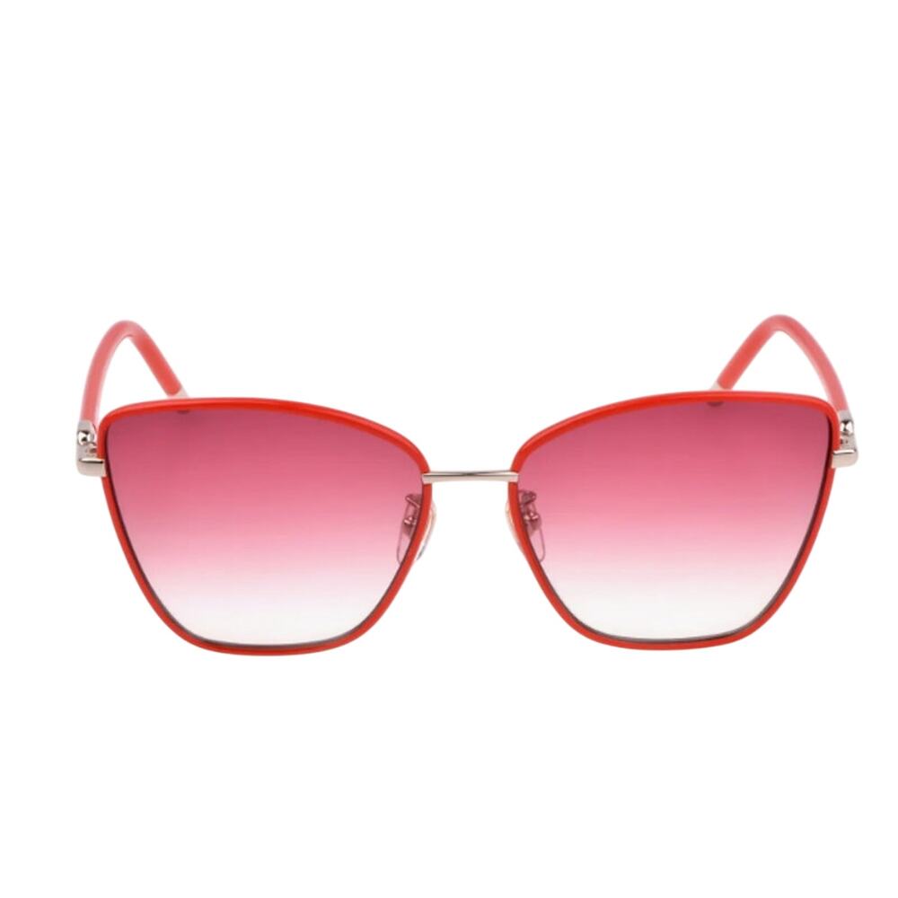 Furla 58mm Gradient Square Sunglasses Shiny Light Gold